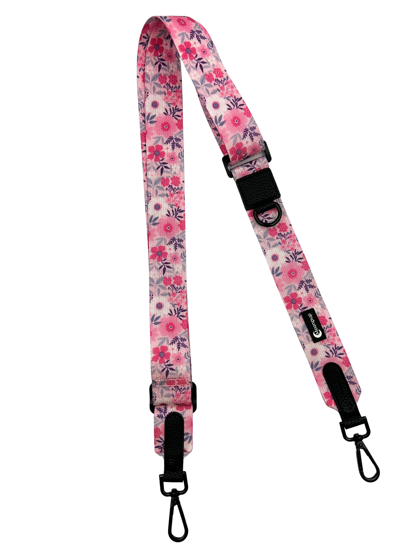 curea ajustabilă florala, accesoriu roz pentru geantă, curea pentru dog moms, curea ajustabila pentru walk and treat bag