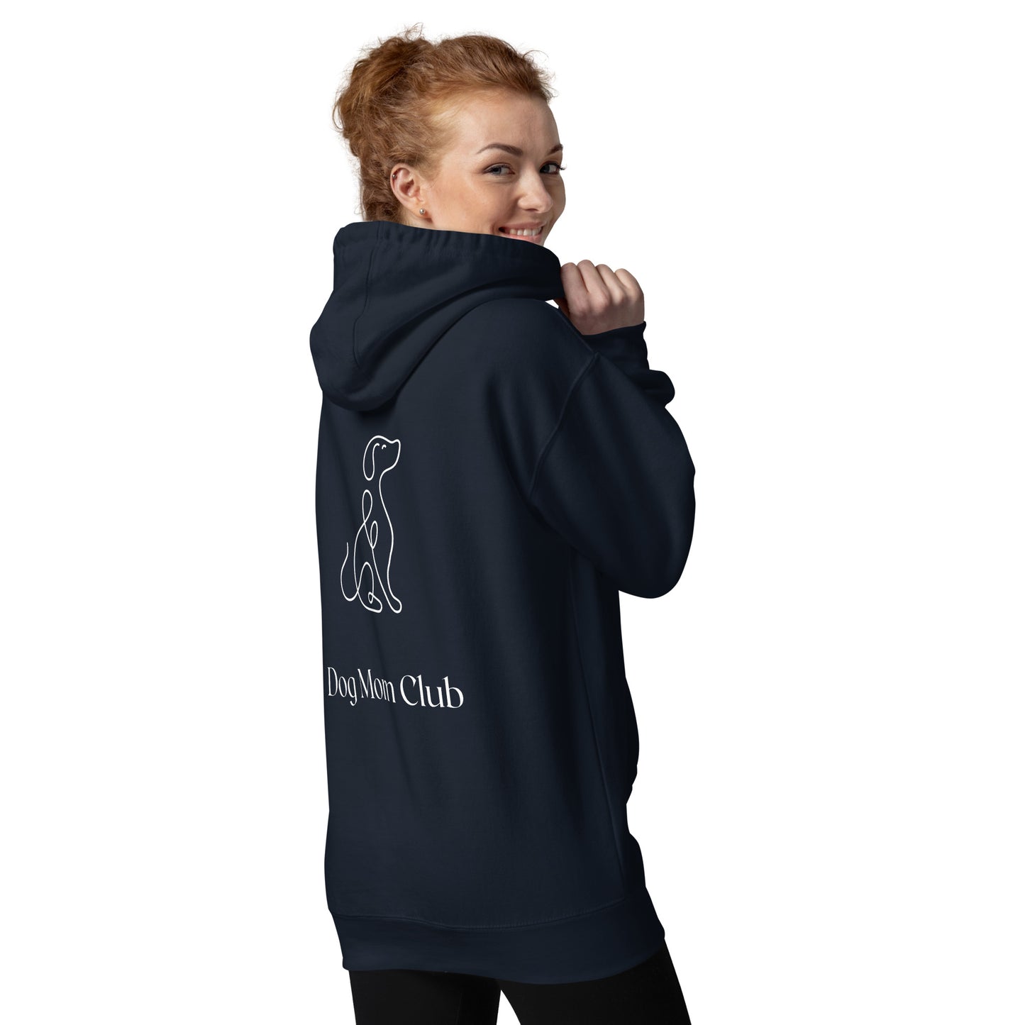 Hanorac personalizat navy cu mesajul Life isnt perfect, but my dog is.